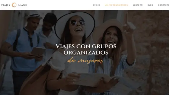 Desarrollo web agencia de viajes-Viajes Alanis-Raquel Lora
