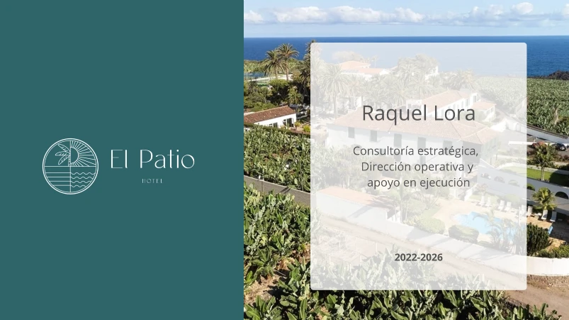 Hotel El Patio raquel lora consultoria hotelera